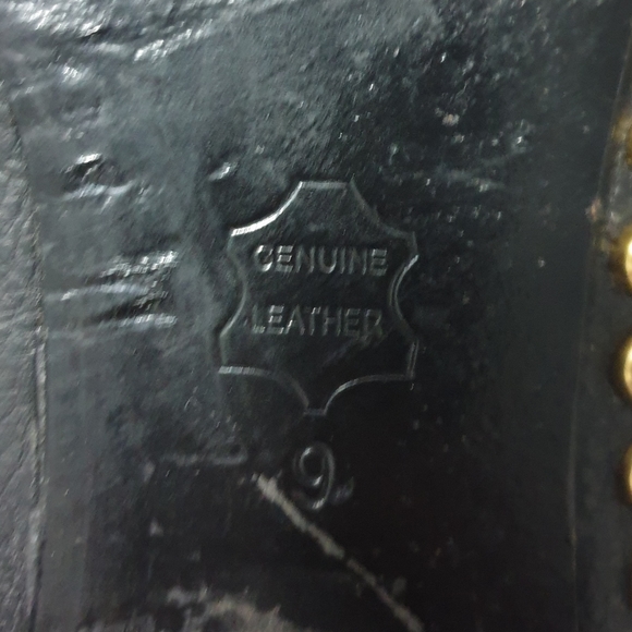 Steve Madden AUS9 leather studded pointed flats - Picture 5 of 11